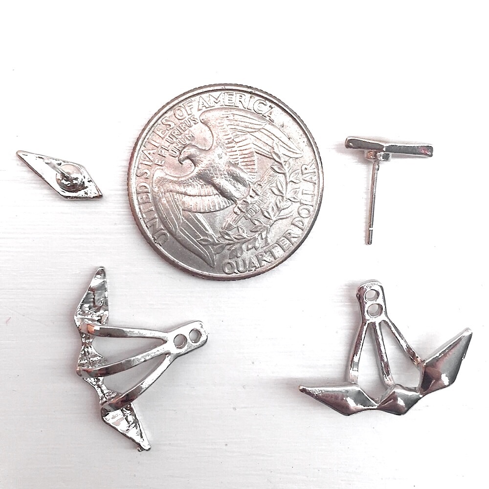 ⚜️𝟯𝟬%𝗢𝗙𝗙 𝗯𝘂𝗻𝗱𝗹𝗲𝘀 𝟯+⚜️ NEW Unique Shape Geometric Jacket Earrings - Picture 10 of 13